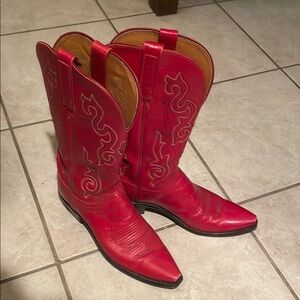 Red Western Cowboy Boots